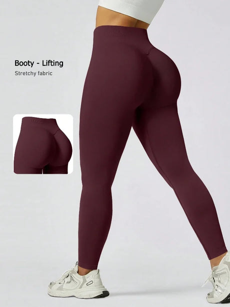 Women's Gym Tight Pants Seamless Yoga Pants Hip Lifting Workout Leggings Fitness Running Compression Sports Tights