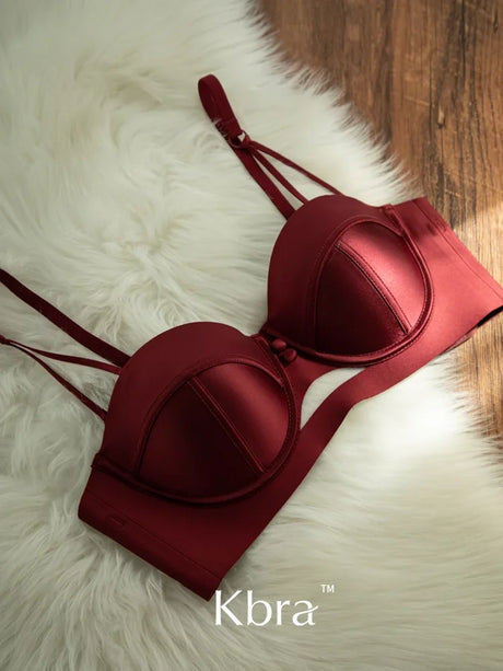 Japanese Anime Set Victoria's Style Half Cup Minimiser & Knickers | Push Up for Small Chest Retro sensual Lingerie Bride Gift