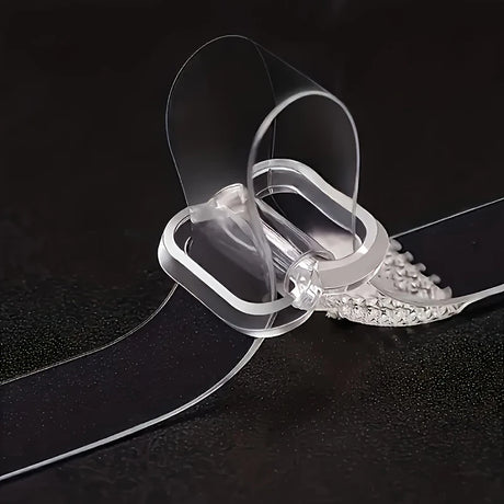 FallSweet 2/4/10/20PCS Adjustable Invisible Clear Bra Straps for Women  Transparent Elastic Shoulder Belt Lingerie Accessories