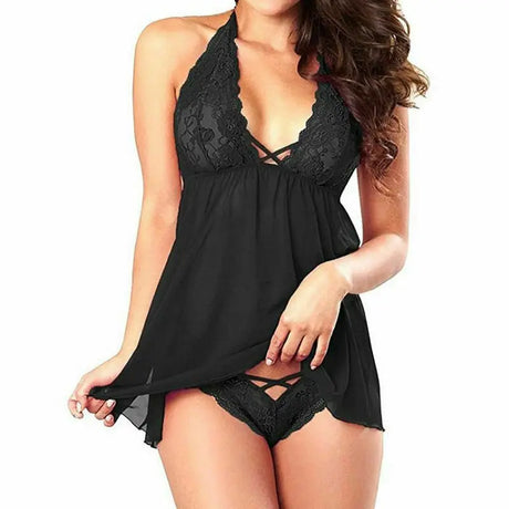 Exotic Women Lace Silk Satin Night Dress  Pajamas Nightgown Plus Size Sleepwear Nightgown Sexy Nightwear Sleepshirts for Women