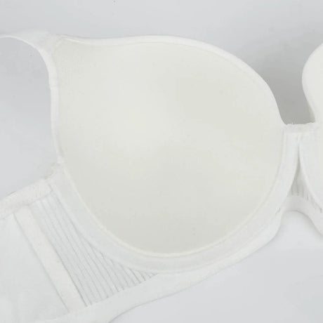 Sheroine Plus Size T-Shirt Bra, Push Up Underwire Lightly Padded Full Coverage Plunge Bras for Women Supportive Comfort
