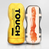 textureMale Masturbator Silicone Suction Cup with Realistic Vagina 3D Pussy Stroker Sleeve for Men Discreet Solo Playtime