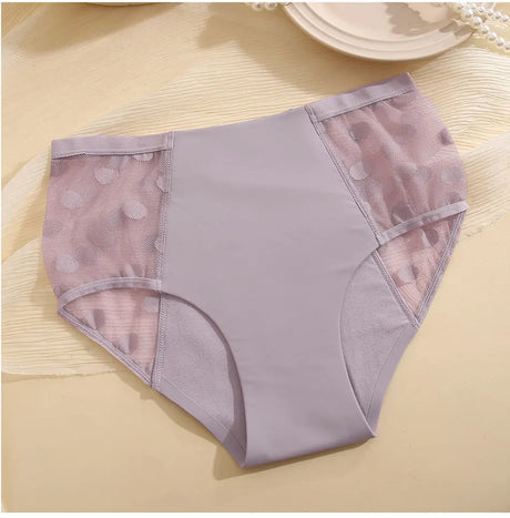 Physiological Underpants Sexy Lace Leak-proof Menstrual Three layer leak proof Sanitary Stretch Underwear Menstruation Briefs