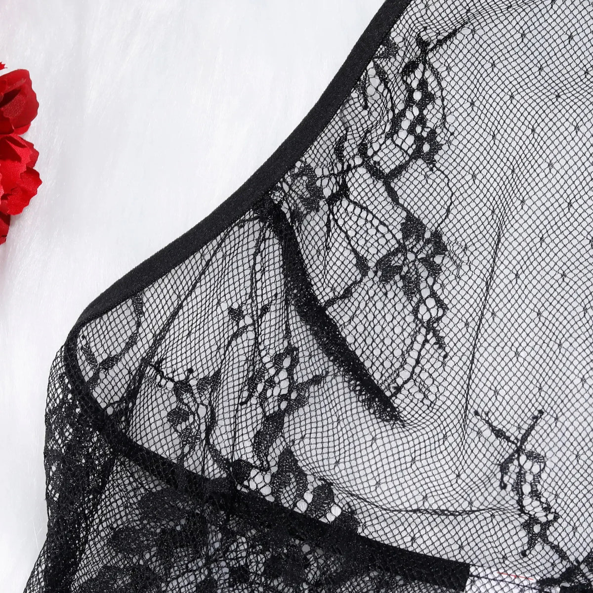 Sexy Lingerie Hollowed Out Suit Transparent and Seductive Mesh See Through Sets for Women Porn Lace Bra Lingerie Sets Intimates