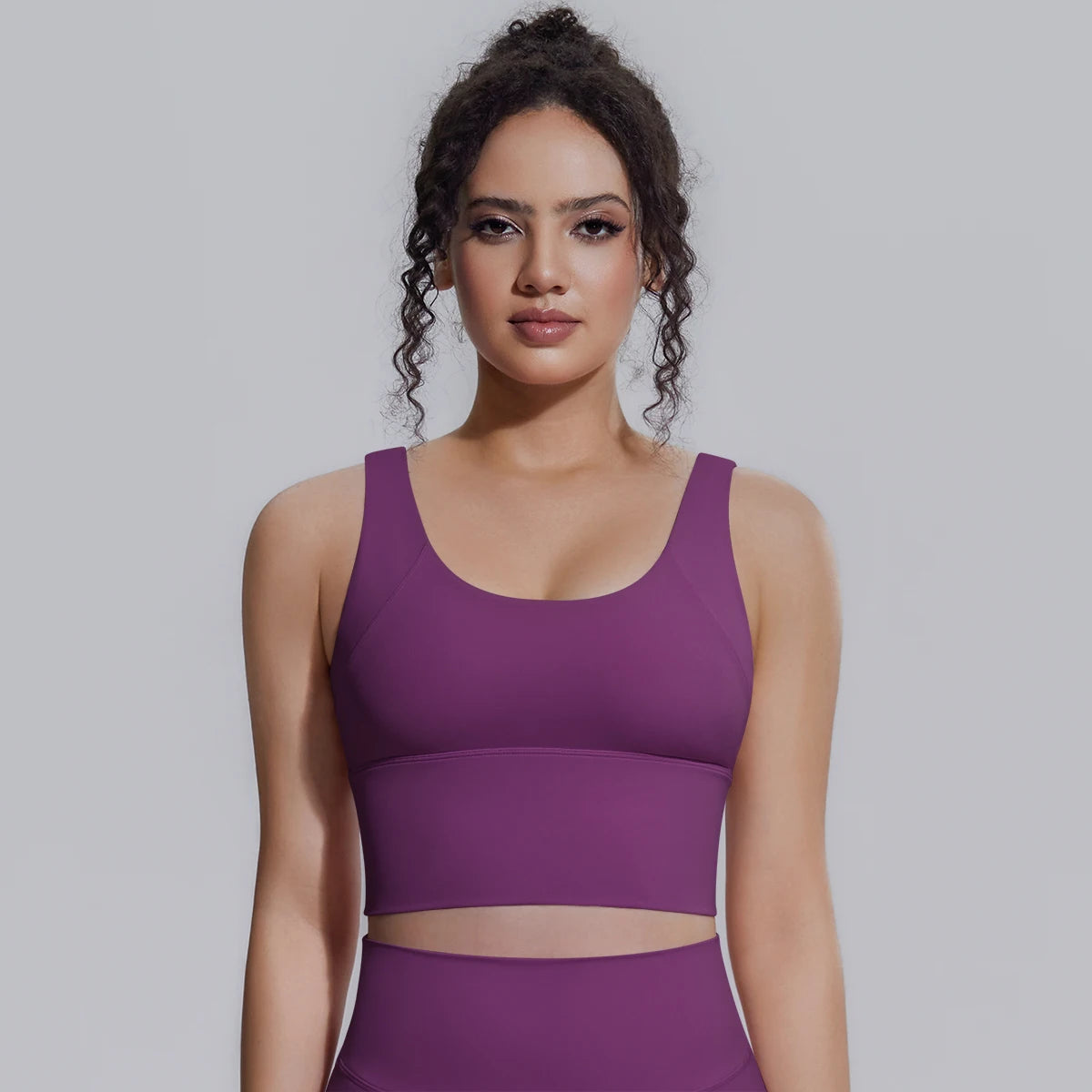 Women Summer Yoga Bra Underwear Shockproof Bra Sports Running Beautiful Back V Shaped Fitness Yoga Tank Top Bra with Chest Pad ﻿