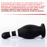 Liquid Silicone Bowling Pin Butt Plug Comfortable Anal Plug Anus Dilator Prostate Massager Adult Toys for Men Women Gay Couple