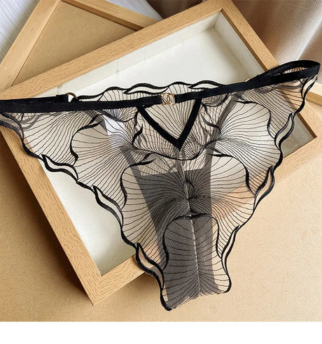 European Style Ultra Thin Sheer Lace Lingerie Set Embroidery Minimizer Bra Big Bust Support Slim Fit Underwear S-XL Size 32-38