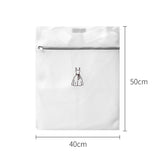 Laundry Bag Sets For Washing Machines Embroidery Fine Mesh Underwear Organizer Basket Clothes Cleaning Protect Anti-deformation