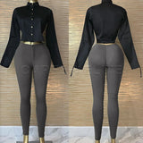 Women's Pants High Waist Skinny Leggings Pant Fashion Sexy Trousers Ankle-Length Stretchy Fitness Push Up Streetwear Clothing