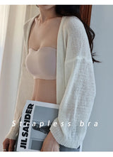 Sexy Seamless Tube Top Bra Invisible strapless Bras Women Underwear thin Non slip Push up Bralette Wireless Female Lingerie