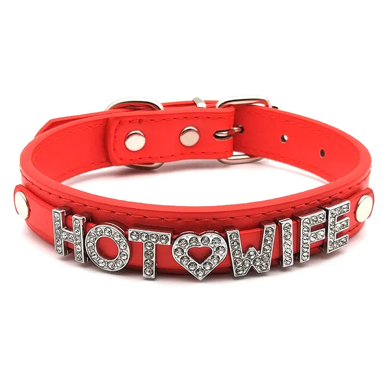 Customized Name Letter BUNNY Choker Necklace Goth Style DIY Collar Custom Adult Couple Sex Tools Party Club Jewelry Gifts Hot