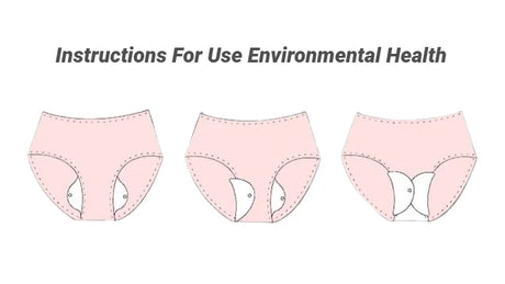 CHUANGERM Feminine Hygiene Period Panty Liners Washable Reusable Adult Diaper Panties For Elderly Support Soft Fit Daily
