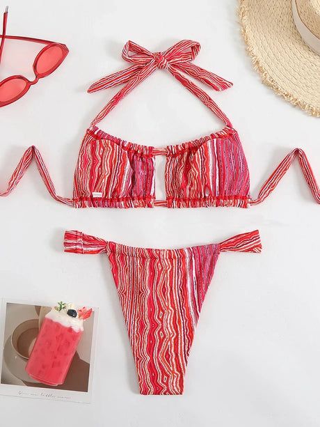 Sexy Bikini Women's Swimsuit 2026 Micro Swimwear High Cut Bandeau Bikinis Sets Two Piece Bathing Suit Swimming for Beach Wear