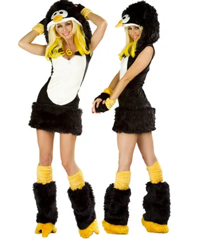 Halloween Costume Woman Furry Monster Fox Cat Cosplay Clothes Nightclub Party Dress up Rave Outfit Stage Wear 2025