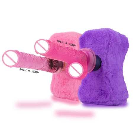 Leg Clamp Automatic Telescopic Sex Machine Plush ski sensation Female Sex Toy Masturbation Sex Machin  For men and Women