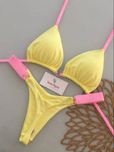 Micro Bikinis Women Swimsuit New Sexy Swimwear Halter Bikini Set Brazilian Biquini Female Thong Beachwear Party Wear