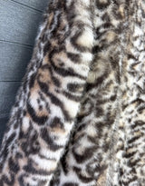 ZADORIN 130cm Long Thicken Lapel Cow Print White Brown Faux Fur Coat Woman Clothing Luxury Fluffy Jacket Winter Fur Coats Woman