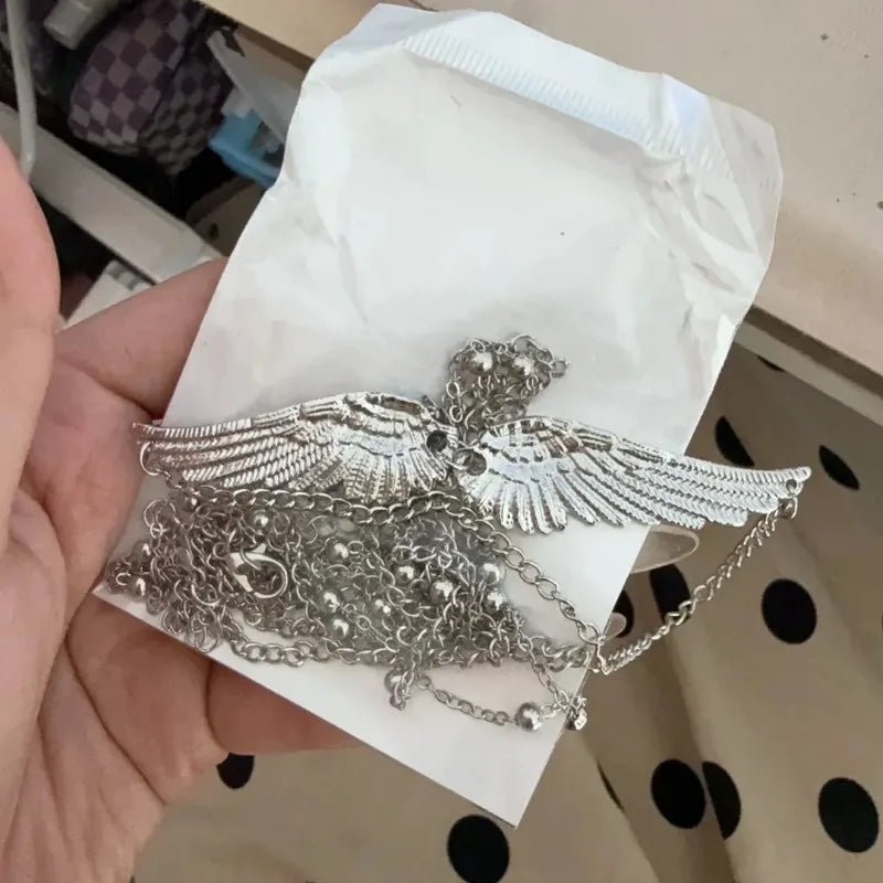 Antique Fashion Waist Chain for Women Charm Double Layer Angel Wings Body Chain Bikini Summer Beach Accessory Jewelry Gift