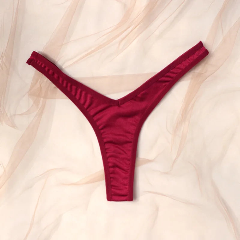 2026 Sexy Simple Low Waist Briefs Women's Wholesale Thong New Hip Lifting Pants