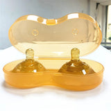 2pcs Silicone Nipple Protectors Breast Milk Feeding Mothers Nipple Shields Protection Cover Breastfeeding Milk Extractor Nipple
