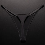 High Slit Spring/Summer New Leopard Print Thong for Women Sexy Ice Silk Seamless Underwear One-piece Fitness Plus Size G-strings
