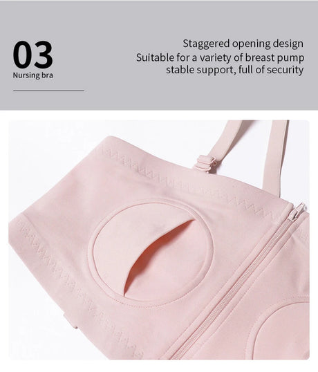 vvocci Hands Free Breastsucking Bra Breastfeeding Underwear New Collection Breastsucking Device Fixed Belt Artifact