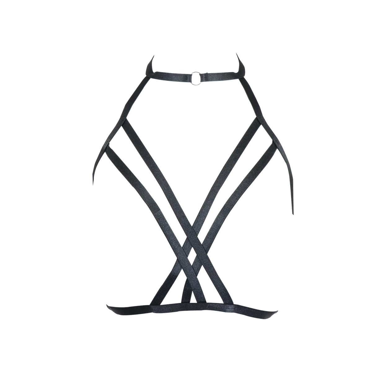 Gothic Adjustable Halter Cross Strap | Summer Beach Bikini Layering Accessory | Y2K Sweet & Edgy Festival Vibe Piece for Girls