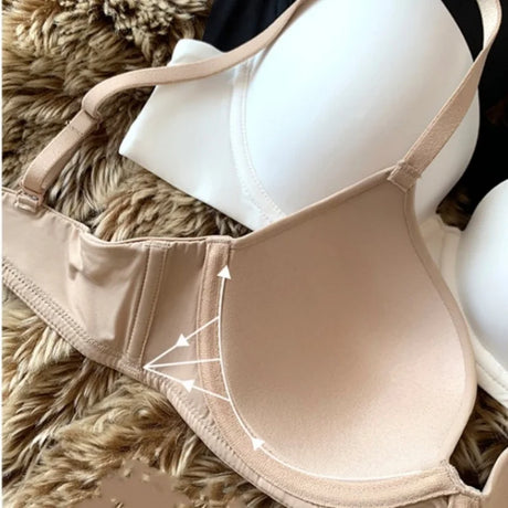 Light Push-Up Bras For Women Underwire Seamless Bra 3/4 Fixed Cup Brassiere Soft Top Women's Underwear Daily Sexy Lingerie S-XL