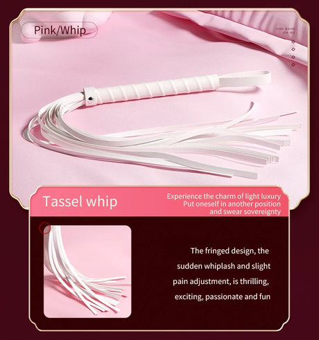Exotic Bed Set Kits Exotic Toys Adults Games Leather Handcuffs Whip Gag Nipple Clamps Women Products