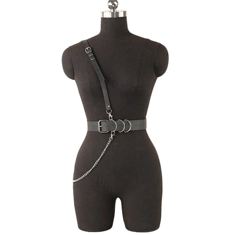 Women Corsets Wide Belt Gothic PU Leather Underbust Corset Crop Top Solid Color Adjustable Vest Waist Belt Clothing Accessories