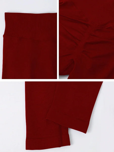 Women's Gym Tight Pants Seamless Yoga Pants Hip Lifting Workout Leggings Fitness Running Compression Sports Tights