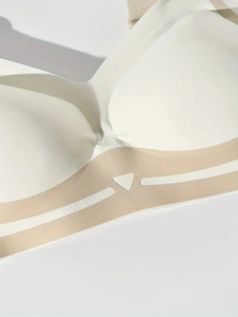 3Pcs/Set Women's Push-up Gather Wireless Bra Women Gathered Up Soft Support Adjustable Underwear Anti-sagging Seamless Bra M-2XL