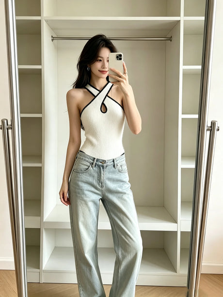 3Pcs Ladies Rib Knit Long Sleeve Bodysuit Round Neck Raglan Sleeve Slim Stretchy Basic Layering Body Tops