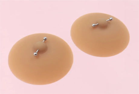 4 Styles Solid State Rubber Nipple Patch Invisible and Traceless Solid Chest Patch for Women Breast Patch Nipple Decoration