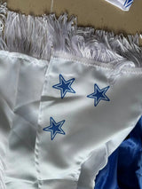 Dallas Cowboys Cheerleader Costume Women Adult High School Girl Cheerleading Sports Meeting Uniform Sexy Top and Shorts Set