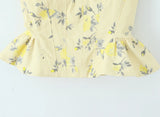 Chic Elegant Corset Top Backless Short Cami Tops New 2026 Summer Fashion Floral Printed Sexy Party Night Tops
