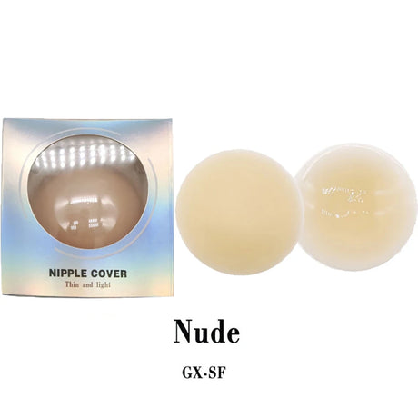 Non Adhesive Body Nipple Covers Reusable Silicone Nipple Pasties No Show Breast Petals Invisible Chest Stickers Boob Tape