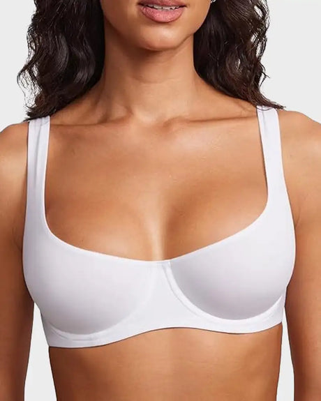 Large Size Underwire Full Support Seamless Unlined Balconette Bra Underwear Solid Color Comfortable Sports Yoga No Trace Bra