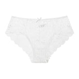 Women Full Lace Mesh Panty Transparent Floral Embroidery Sexy Briefs Ladies Summer Low Rise Breathable Seamless Underwear New