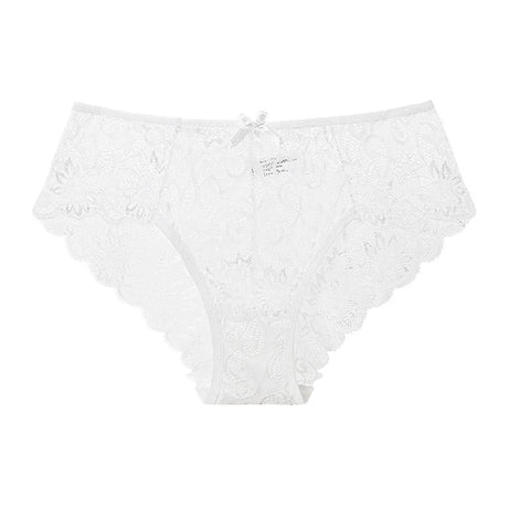 Women Full Lace Mesh Panty Transparent Floral Embroidery Sexy Briefs Ladies Summer Low Rise Breathable Seamless Underwear New