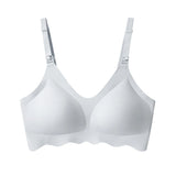 New Women Traceless Women's Comfortable and Breathable Ultra Thin Breastfeeding Bra Detachable Breastfeeding Bra