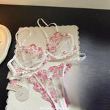 Sexy Sheer Lace Flower Embroidery Underwire Bra for Women, Large Breast Minimizer Anti‑Sagging Comfort Everyday Wear YEMOMO S‑XL