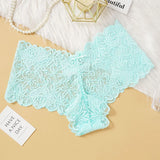 Sexy Floral Lace Panties Women Briefs Low Waist Soft Lingerie Comfortable Female Underwear Girls Intimates Panties