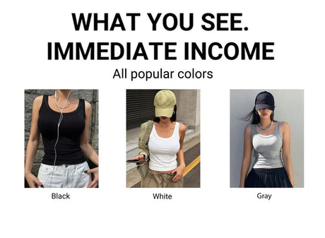 Y2K Ribbed Cotton Tank Tops Womens Summer Slim O-Neck Sleeveless Basic Soft Breathable Vest Sporty Jogging Wear Daily Undershirt