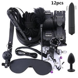 SM Sex Products BDSM Bondage Set Handcuffs Anal plug Tail Whip Gag Vibrat Adult Toys Exotic Accessories Sex Toys for Couples