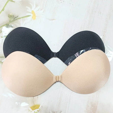 Palm Push Up Invisible Silicone Bra Womens Chest Stickers Lift Up Self Adhesive Bra Cover Bra Silicone Pad Sexy Strapless Breast
