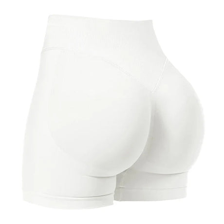 Women Seamless Yoga Leggings Summer Fitness High Waist Gym Shorts Scrunch Shorts Booty High Stretch Running Bike Pants
