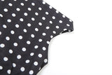 Weird Puss Polka Dots Print T-Shirts Women Summer Trend Skew Collar Off Shoulder Backless Street Fashion Trend Ruched Crop Tops