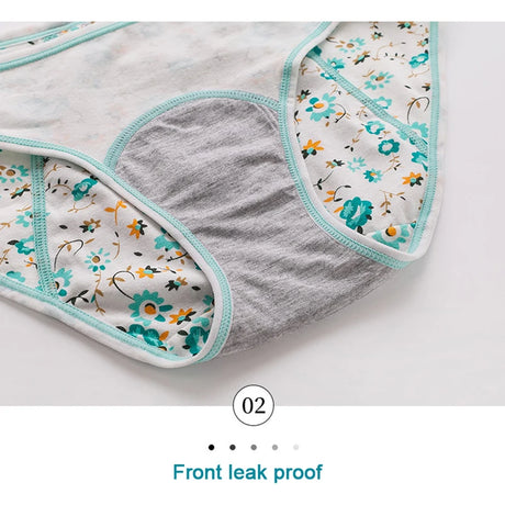 3pcs/Set Leak Proof Menstrual Panties Girls Period Underwear Sexy Pants Physiological Underwear New Product Waterproof Briefs