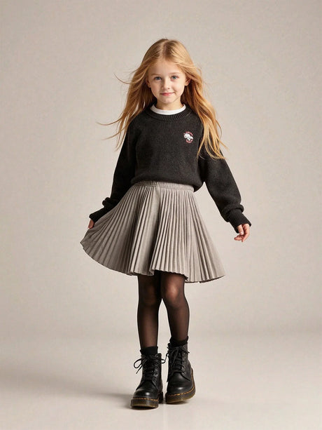 1 Pair of Kids Thin Fleece Thickened Leggings, Soft Comfortable Warm Dance Pantyhoses, for 2-12 Years Girls to Wear during Winter